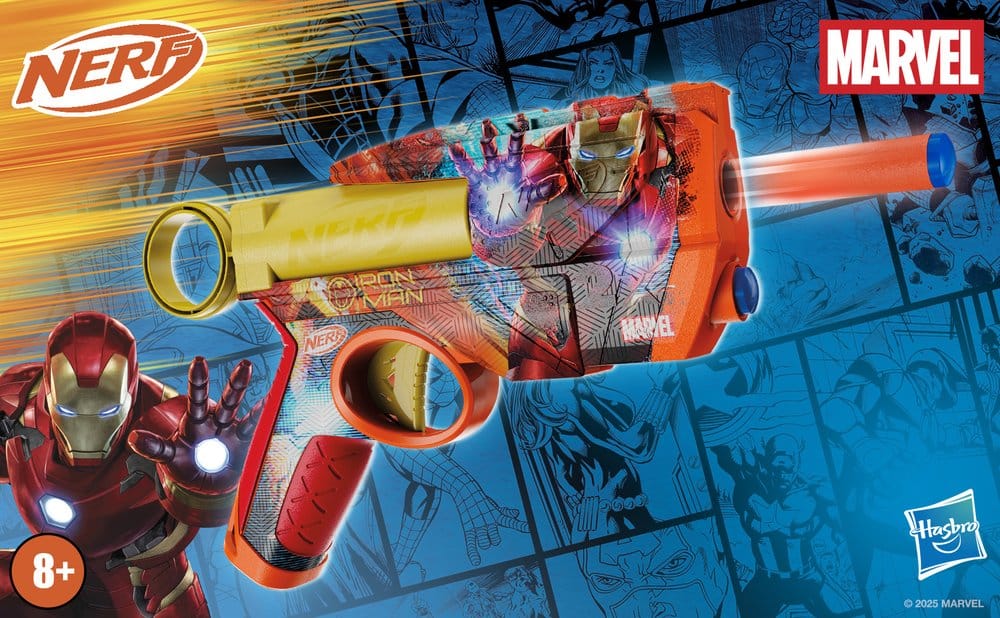 Marvel NERF Lanzador de Dardos Iron Man