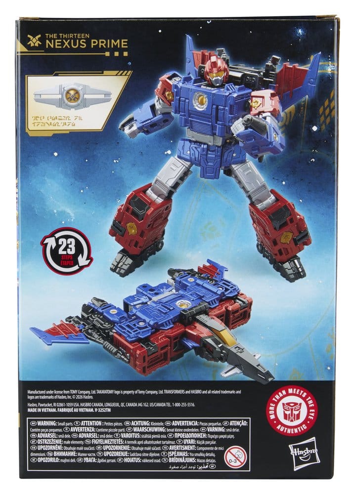 Transformers Age of the Primes Voyager Class Figura The Thirteen: Nexus Prime 16 cm