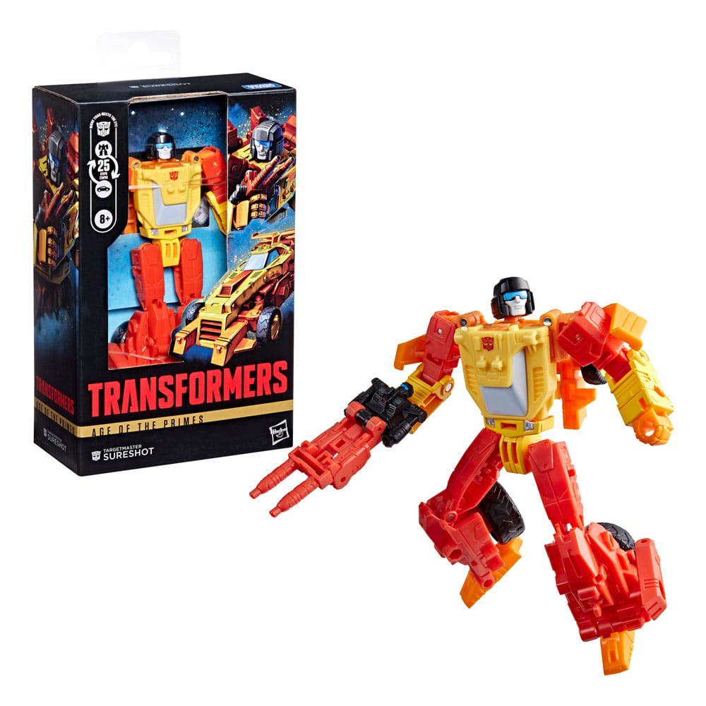Transformers Age of the Primes Deluxe Class Figura Targetmaster Sureshot 14 cm