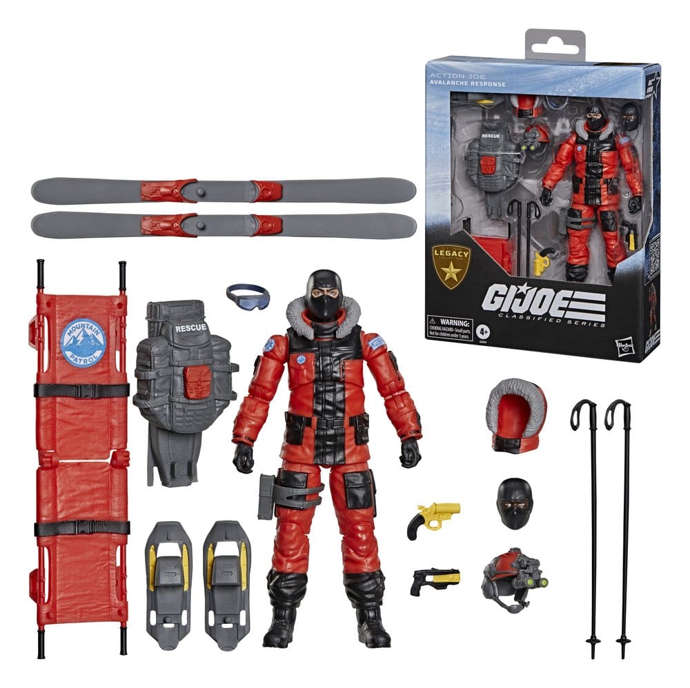 G.I. Joe Classified Series Legacy Collection Figura Action Joe - Avalanche Response 15 cm