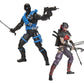G.I. Joe Classified Series Pack de 2 Figuras Snake Eyes & Kim "Jinx" Arashikage 15 cm