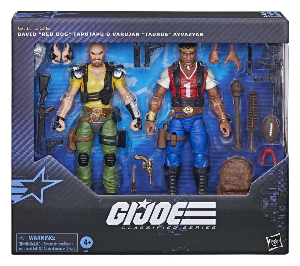 G.I. Joe Classified Series Pack de 2 Figuras #193 David "Red Dog" Taputapu & Varujan "Taurus" Ayvazyan 15 cm