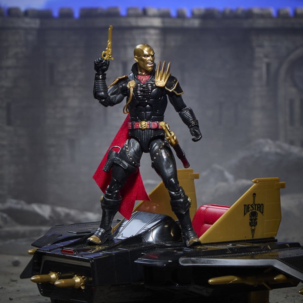 G.I. Joe Classified Series Figura y Vehículo Set #203 Destro & Iron Grenadier Despoiler 15 cm