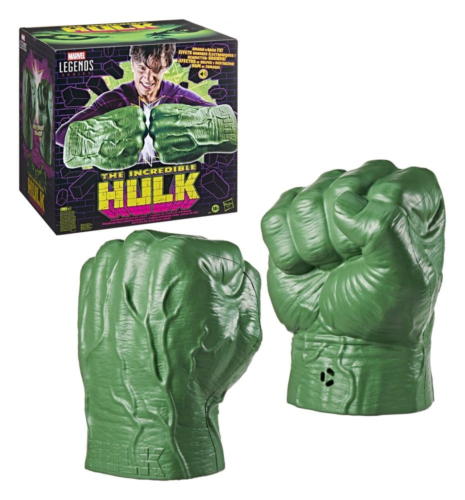 The Incredible Hulk Marvel Legends Puños Premium para Juego de Rol