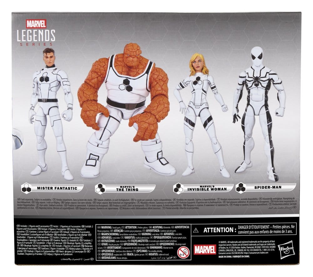 Future Foundation Marvel Legends Pack de 2 Figuras The Thing & Invisible Woman 15 cm