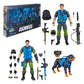 G.I. Joe Classified Series Pack de 3 Figuras #220 Mad Marauders: Footloose & Mutt & Junkyard 15 cm