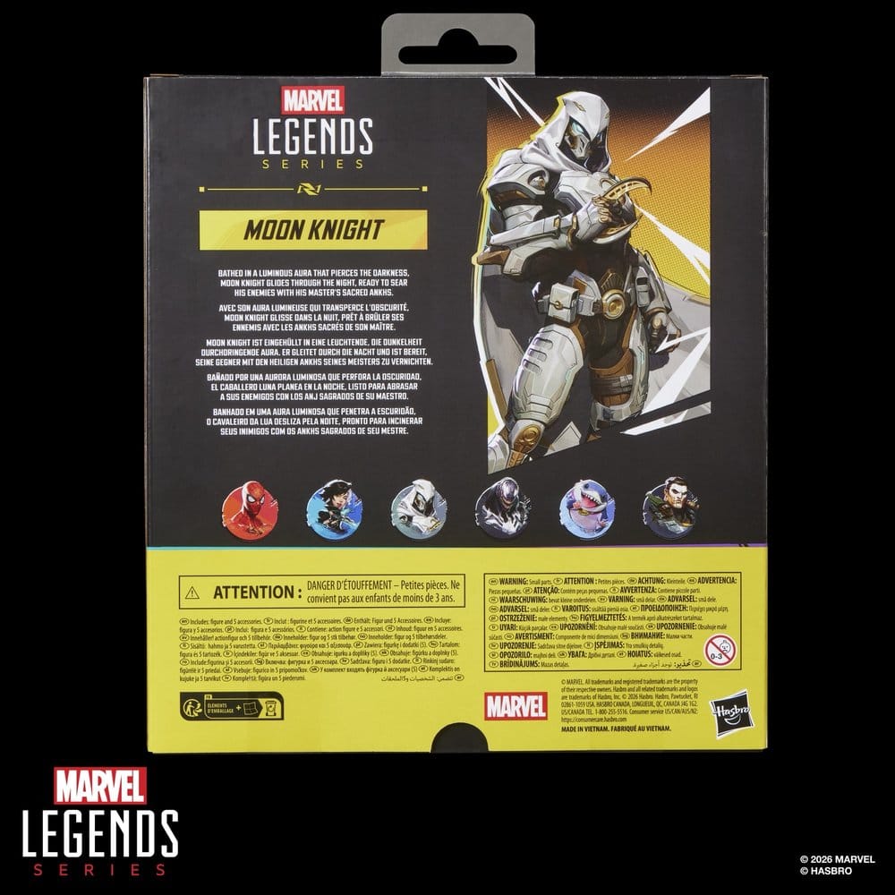 Marvel Rivals Marvel Legends Figura Moon Knight 15 cm