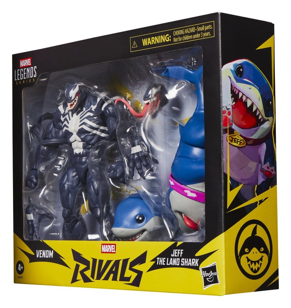 Marvel Rivals Marvel Legends Pack de 2 Figuras Venom & Jeff the Land Shark 15 cm