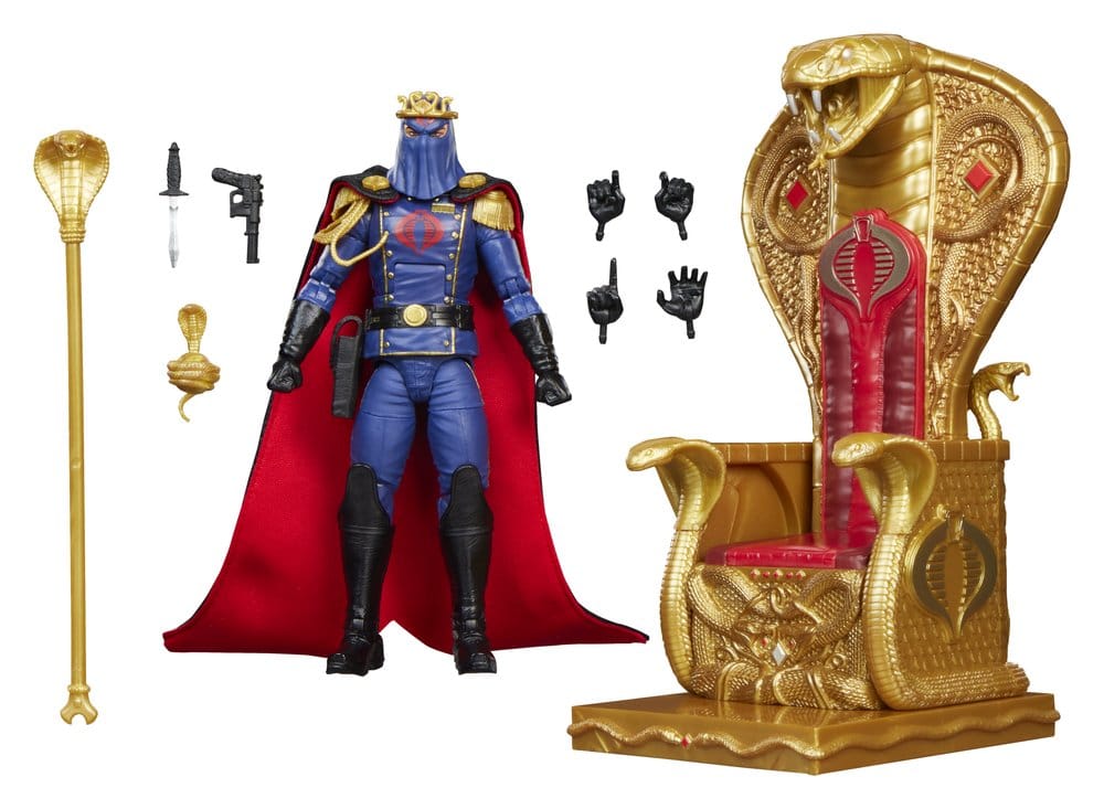 G.I. Joe Classified Series Figura Cobra Commander in Dress Uniform & Throne 15 cm
