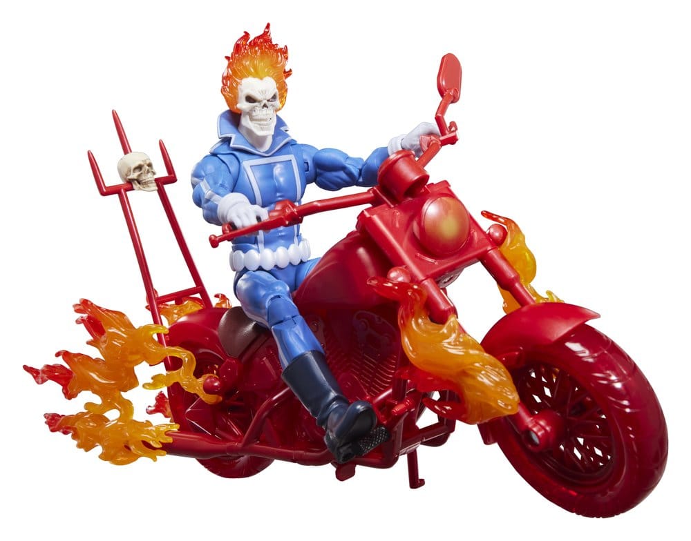 Ghost Rider Marvel Legends Figura Johnny Blaze with Motorcycle 15 cm