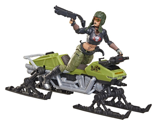 G.I. Joe Classified Series Figura y Vehículo #194 Zanya y Dreadnok Chameleon (Swamp Skier) 15 cm