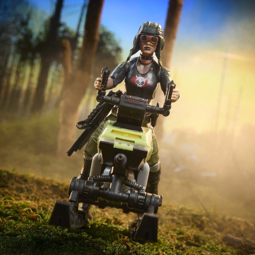 G.I. Joe Classified Series Figura y Vehículo #194 Zanya y Dreadnok Chameleon (Swamp Skier) 15 cm