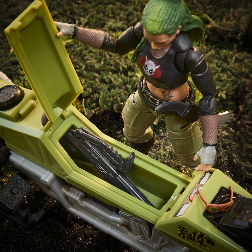 G.I. Joe Classified Series Figura y Vehículo #194 Zanya y Dreadnok Chameleon (Swamp Skier) 15 cm