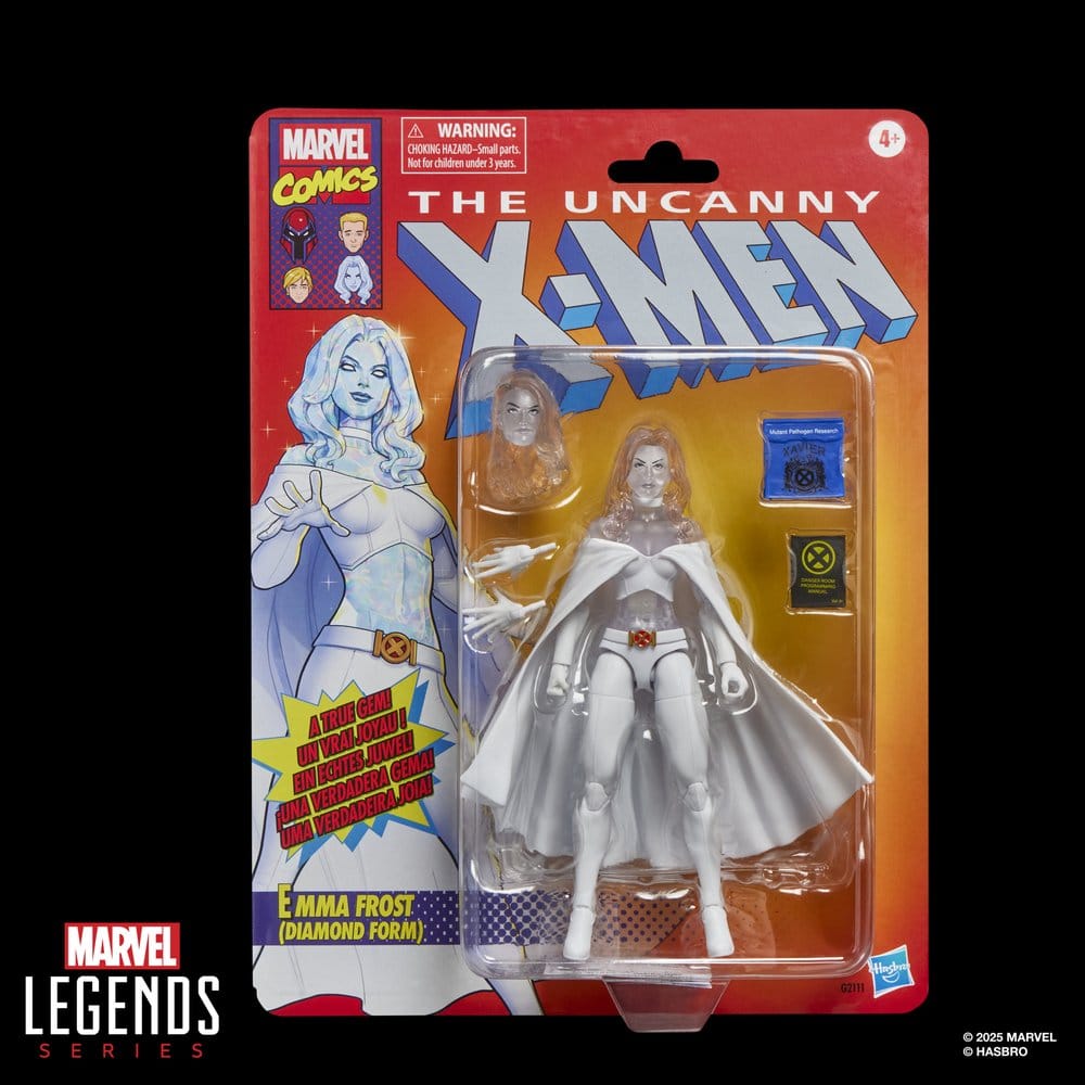 The Uncanny X-Men Marvel Legends Figura Emma Frost (Diamond Form) 15 cm