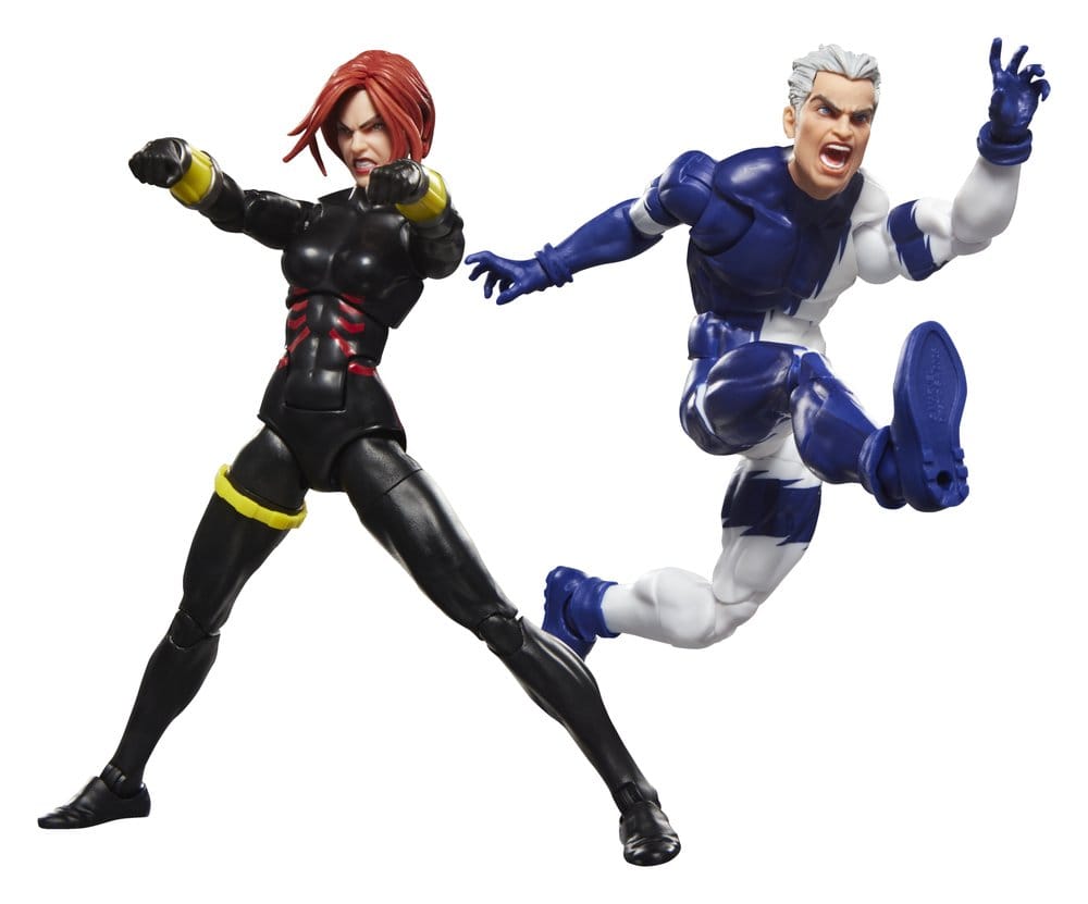 Avengers Marvel Legends Pack de 2 Figuras Black Widow & Quicksilver 15 cm
