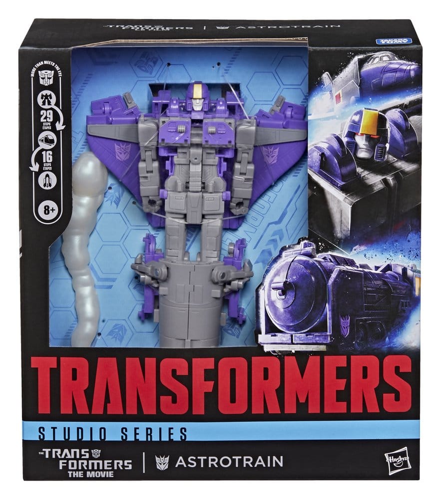 The Transformers: The Movie Studio Series Leader Class Figura Astrotrain 17 cm