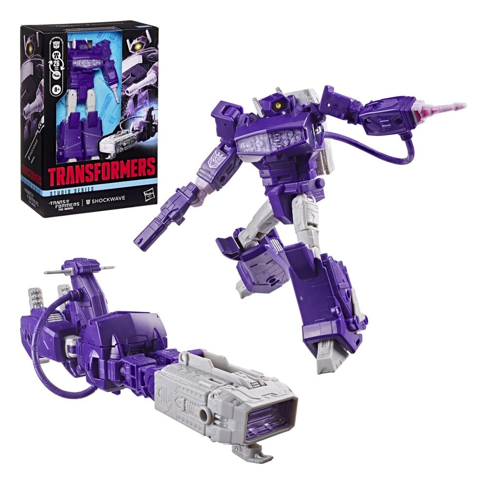 The Transformers: The Movie Studio Series Voyager Class Figura Shockwave 17 cm