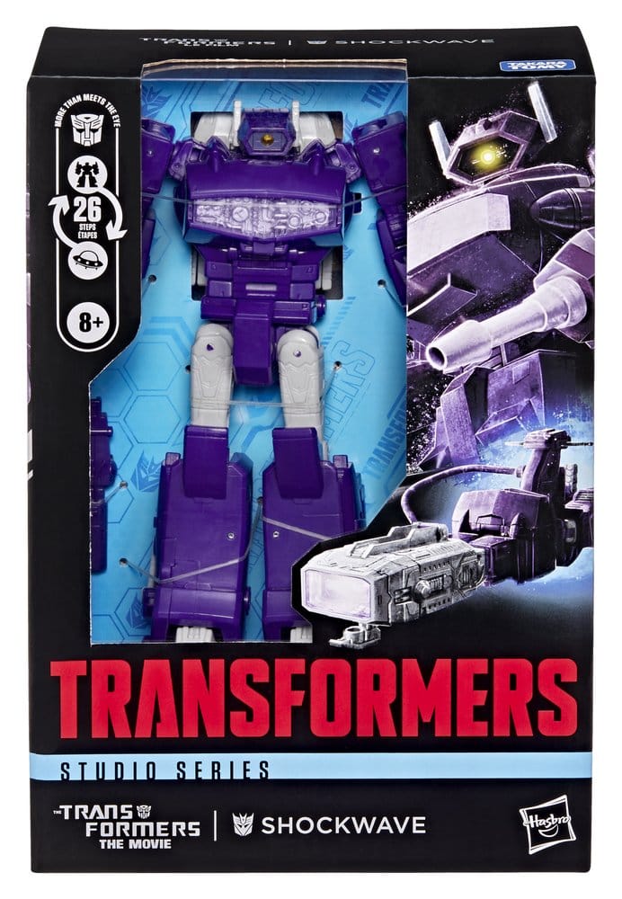 The Transformers: The Movie Studio Series Voyager Class Figura Shockwave 17 cm
