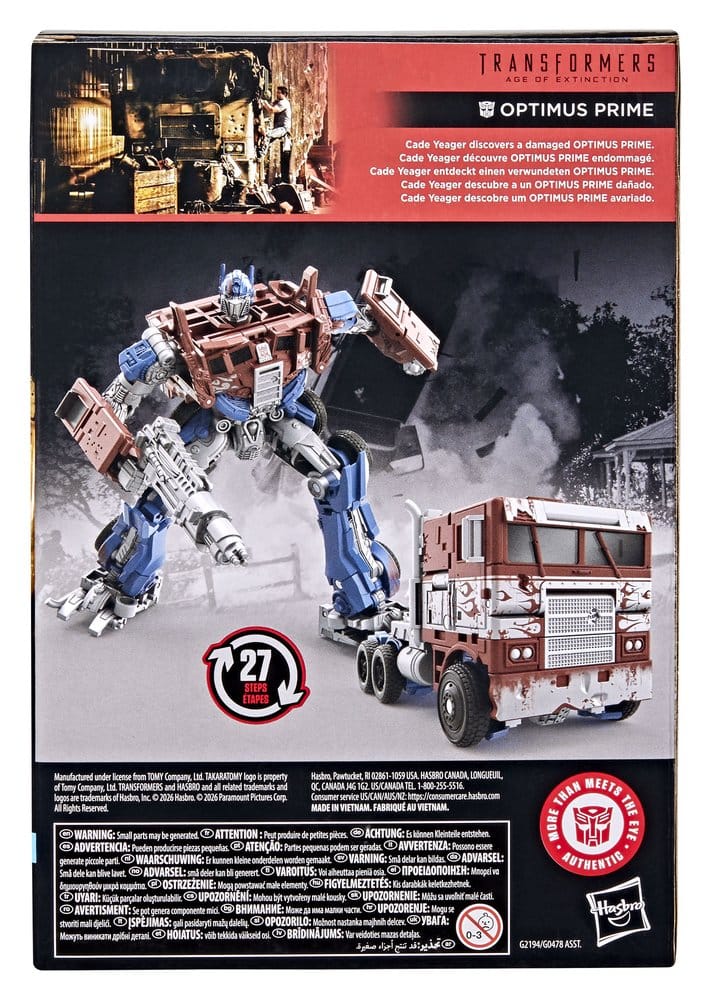Transformers: La era de la extinción Studio Series Voyager Class Figura Optimus Prime 17 cm
