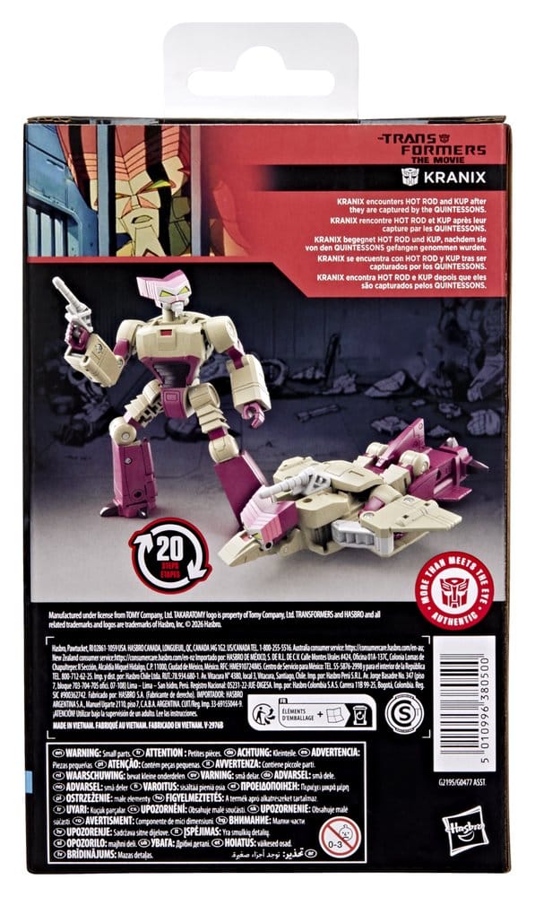 The Transformers: The Movie Studio Series Deluxe Class Figura Kranix 14 cm