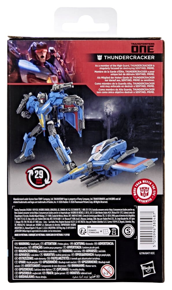 Transformers One Studio Series Deluxe Class Figura Thundercracker 13 cm
