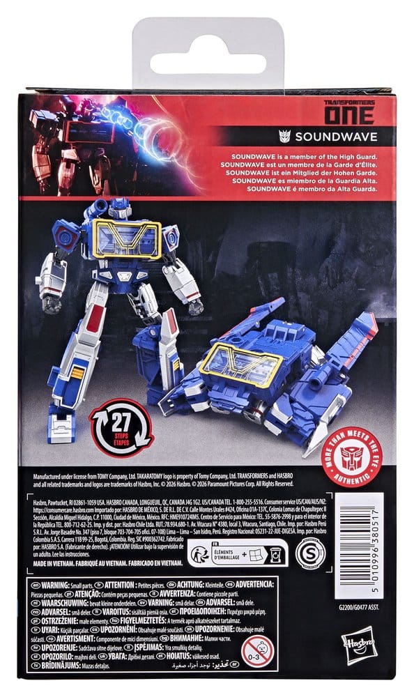Transformers One Studio Series Deluxe Class Figura Soundwave 13 cm