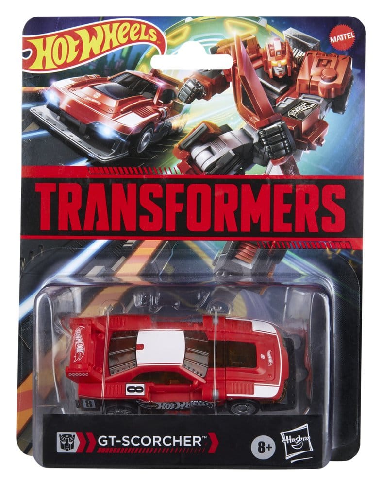 Transformers x Hot Wheels Collaborative Deluxe Class Figura GT-Scorcher 13 cm