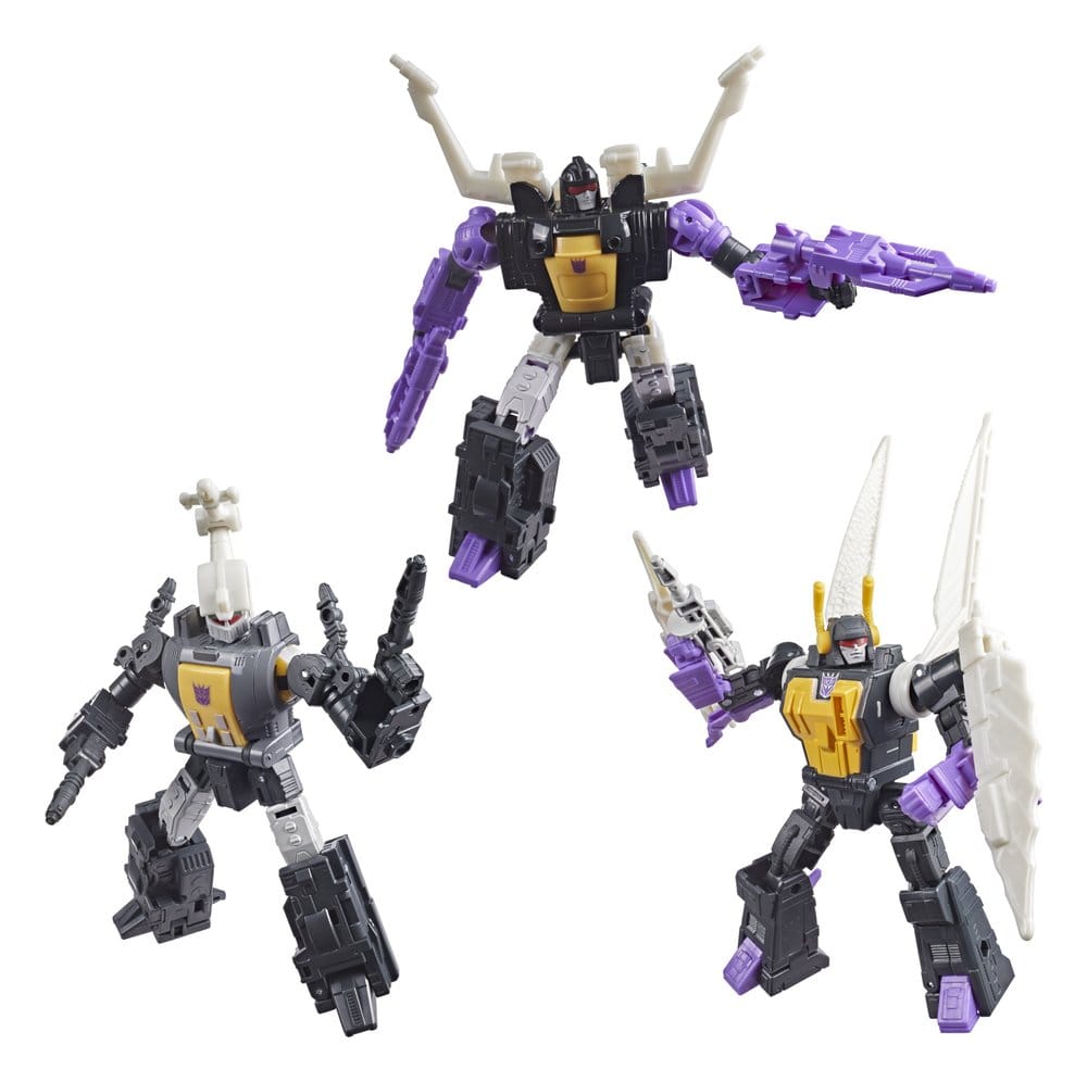 Transformers: La película Studio Series Deluxe Class Pack de 3 Figuras Insecticon Bombshell, Shrapnel & Kickback 14 cm