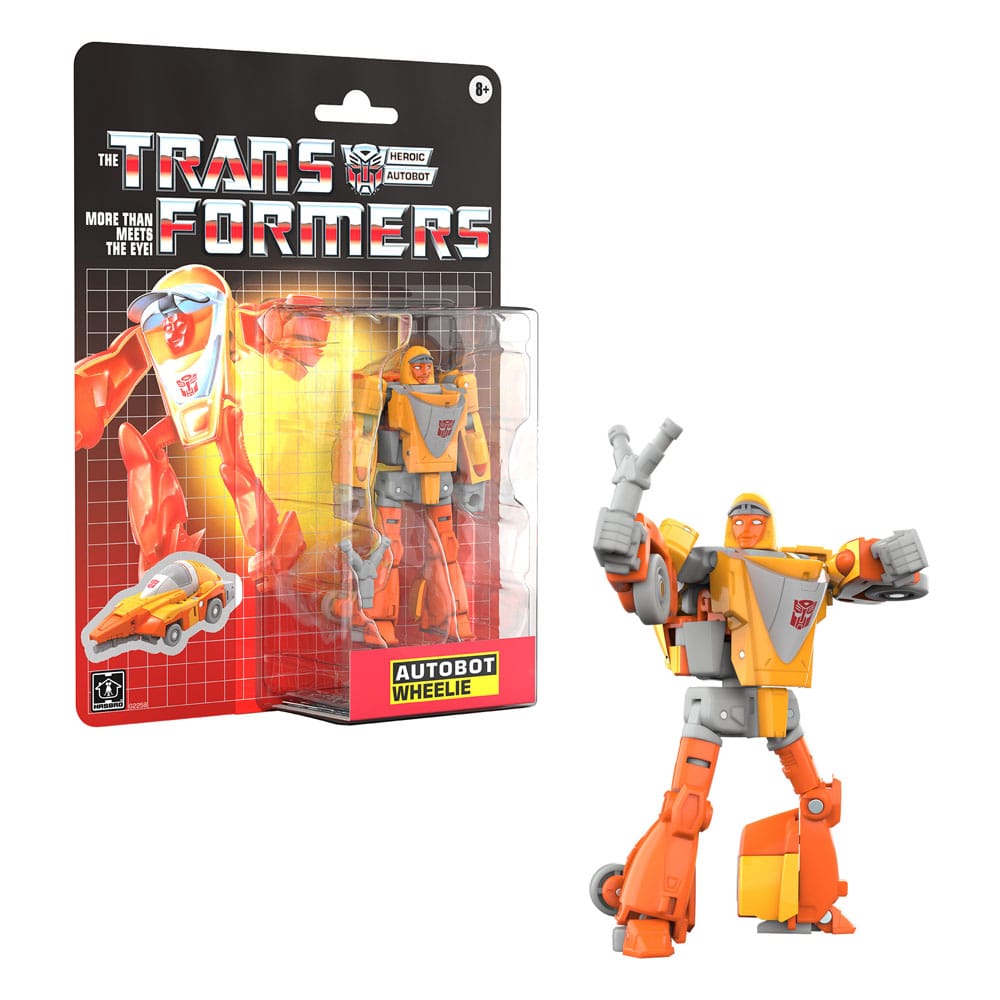 The Transformers Retro G1 Figura Autobot Wheelie 11 cm