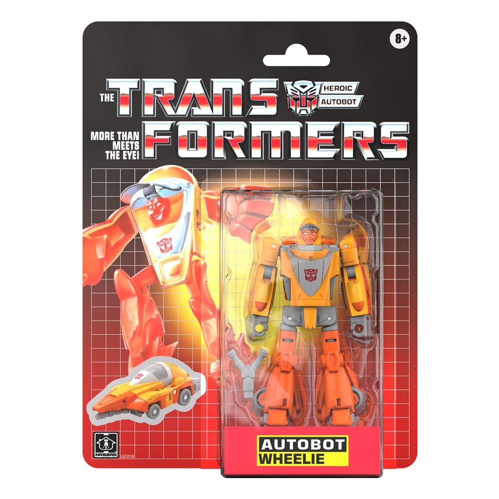 The Transformers Retro G1 Figura Autobot Wheelie 11 cm