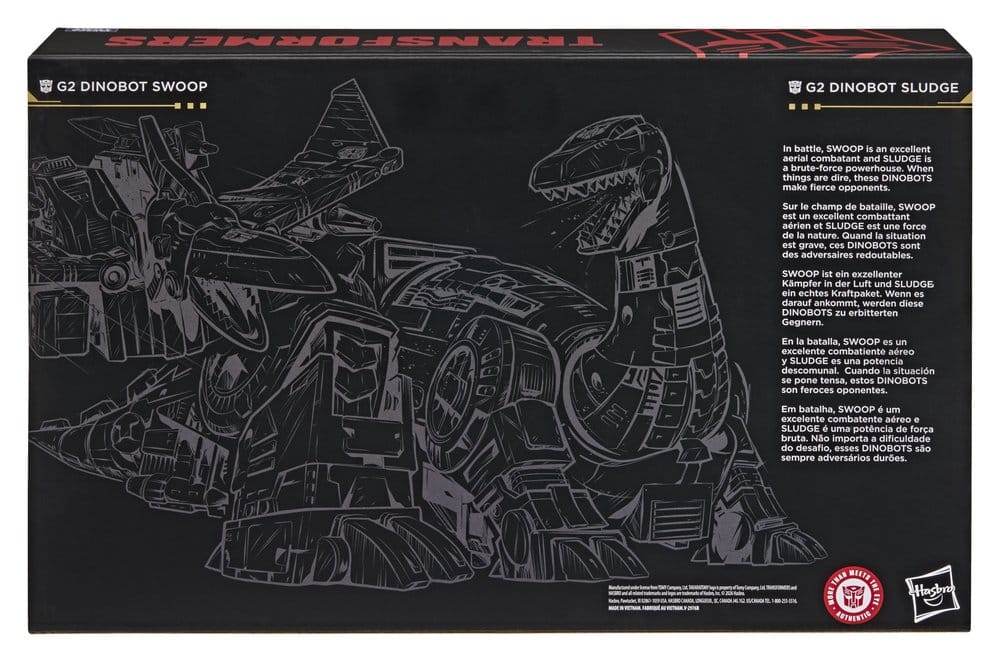 Transformers Age of the Primes Leader Class Pack de 2 Figuras G2 G2 Dinobot Swoop &amp; G2 Dinobot Sludge 19 cm