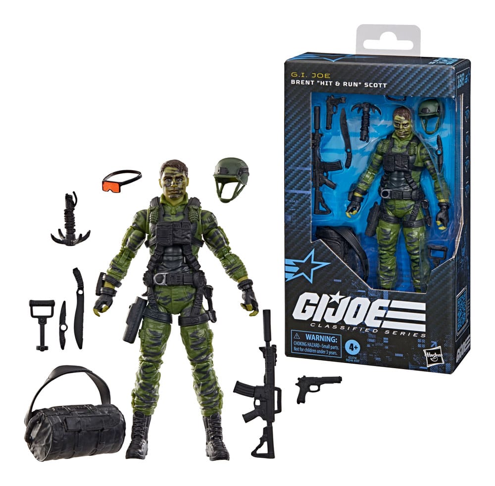 G.I. Joe Classified Series Figura Brent "Hit & Run" Scott 15 cm - Z POP Toys