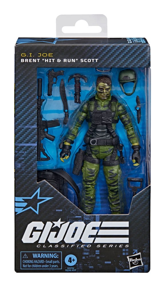 G.I. Joe Classified Series Figura Brent "Hit & Run" Scott 15 cm - Z POP Toys