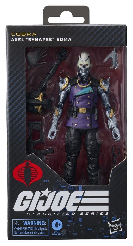 G.I. Joe Classified Series Figura #211 Axel "Synapse" Soma 15 cm