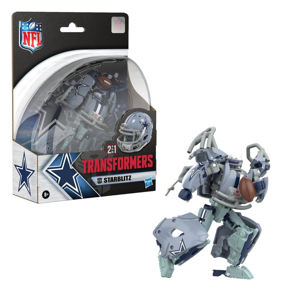Transformers x NFL Figura Dallas Cowboys: Starblitz 14 cm