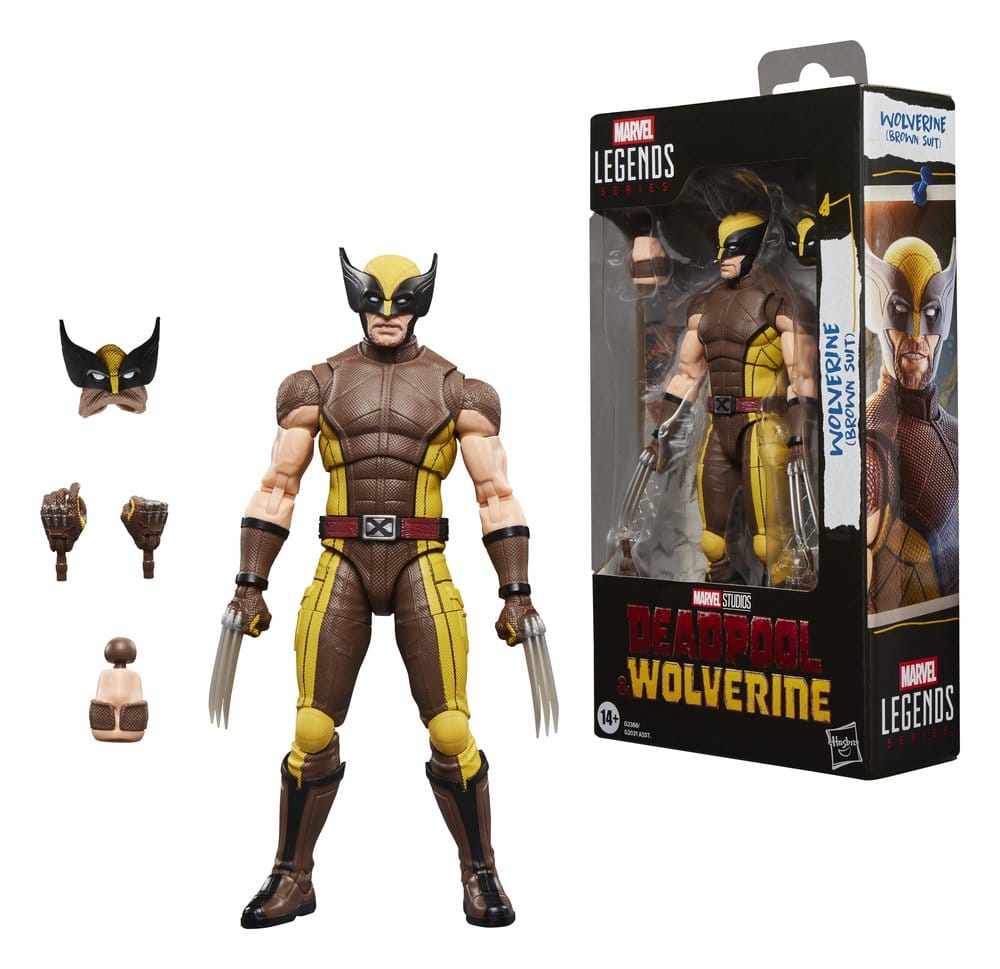 Deadpool & Wolverine Marvel Legends Figura Wolverine (Brown Suit) 15 cm