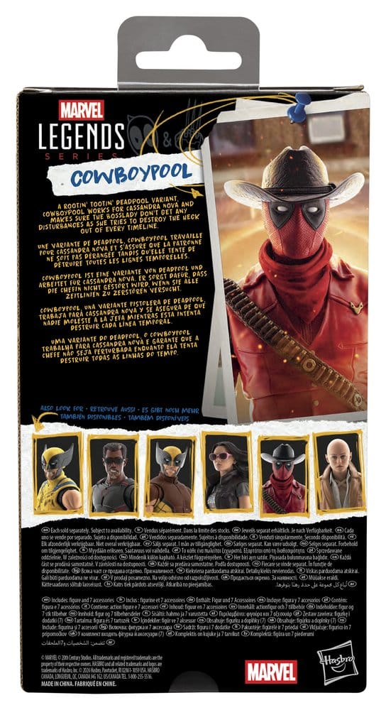 Deadpool & Wolverine Marvel Legends Figura Cowboypool 15 cm