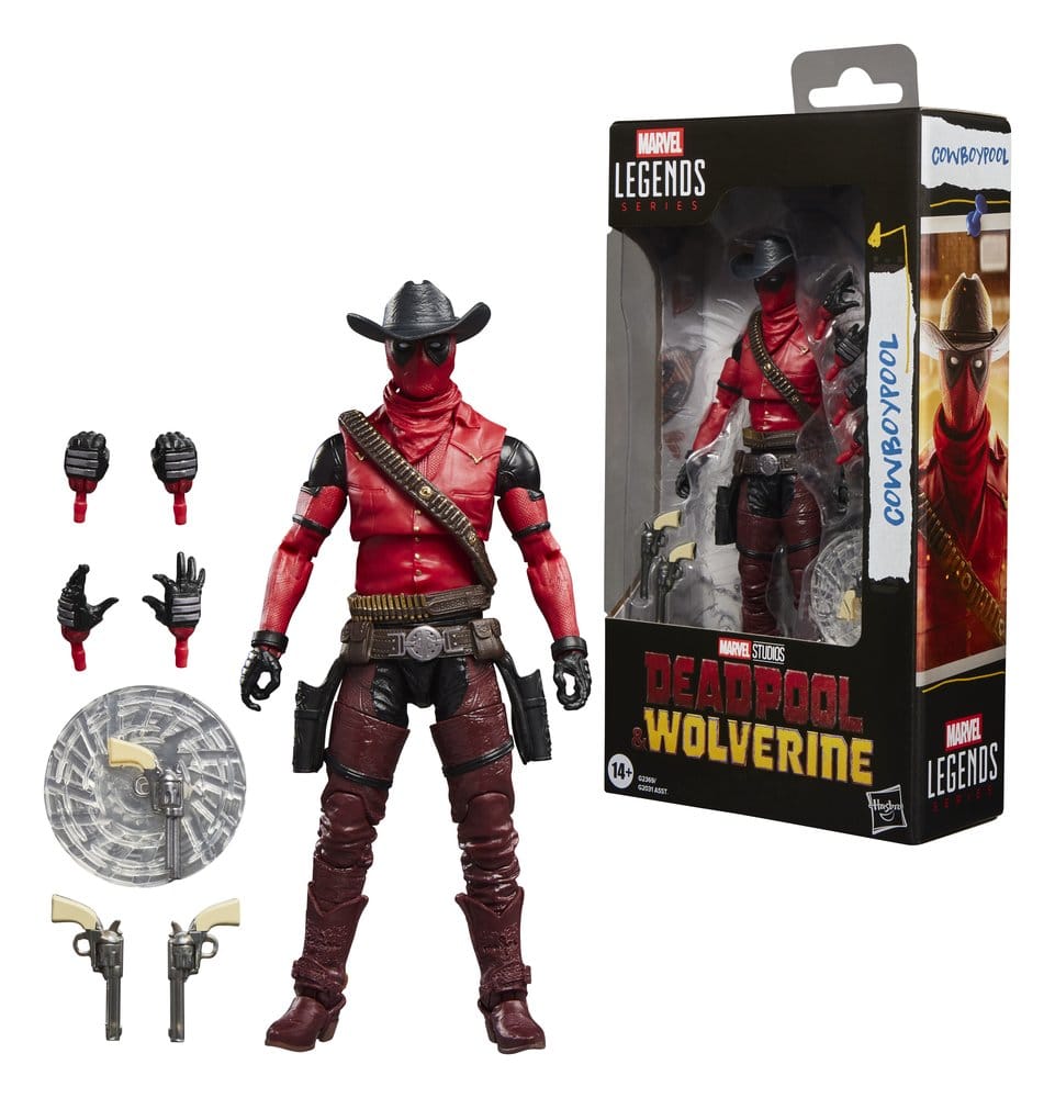 Deadpool & Wolverine Marvel Legends Figura Cowboypool 15 cm