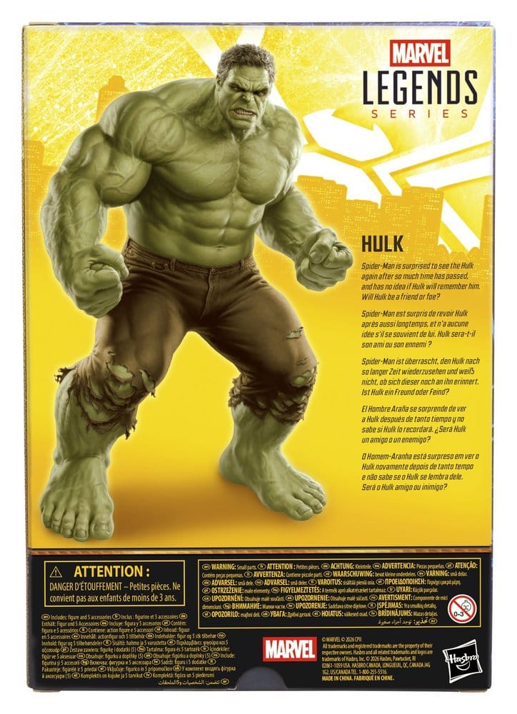 Spider-Man: Brand New Day Marvel Legends Figura Hulk 20 cm