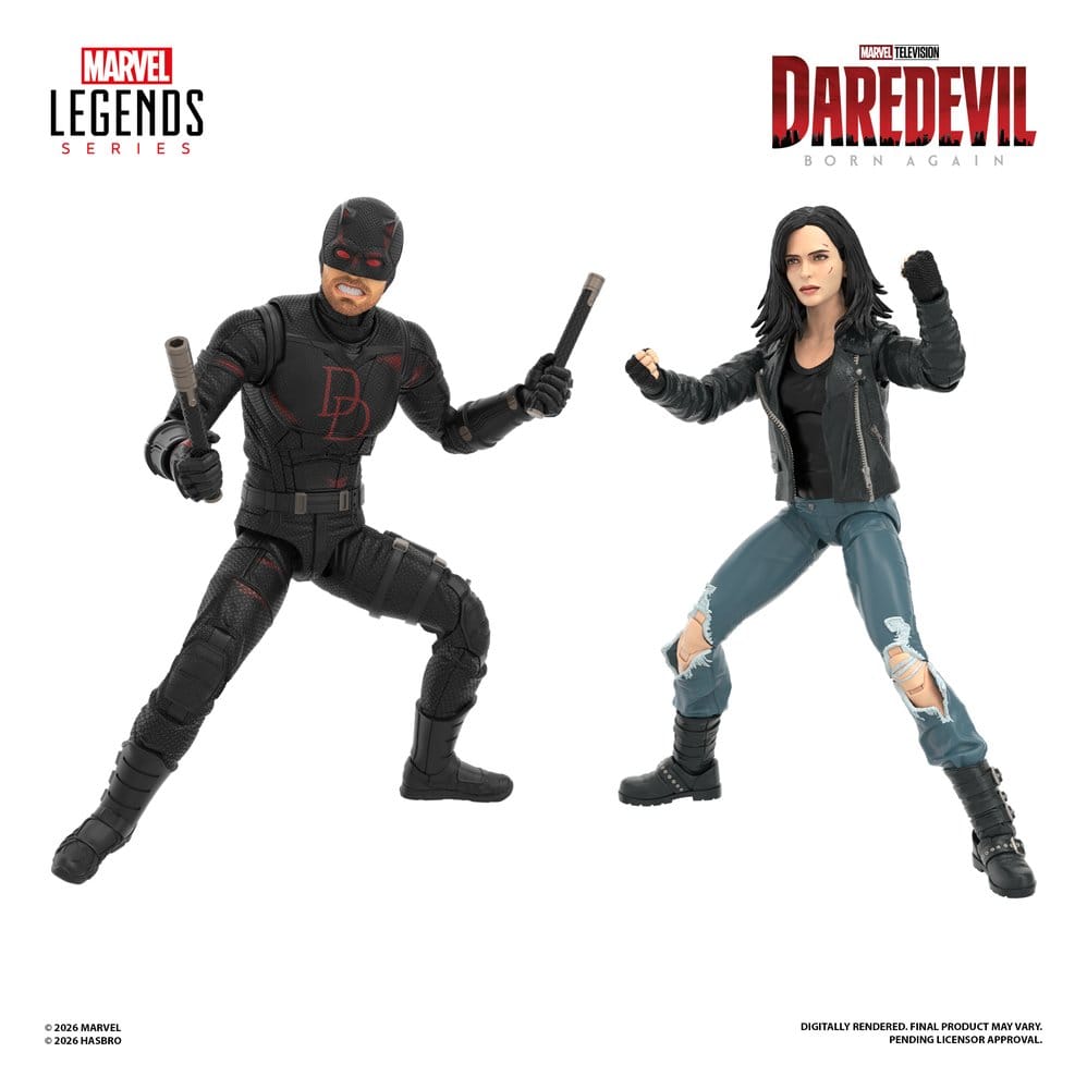 Daredevil: Born Again Marvel Legends Pack de 2 Figuras Daredevil & Jessica Jones 15 cm