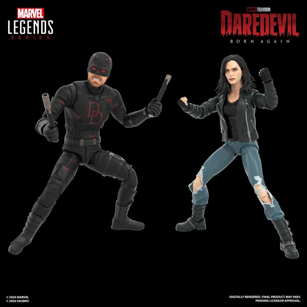 Daredevil: Born Again Marvel Legends Pack de 2 Figuras Daredevil & Jessica Jones 15 cm
