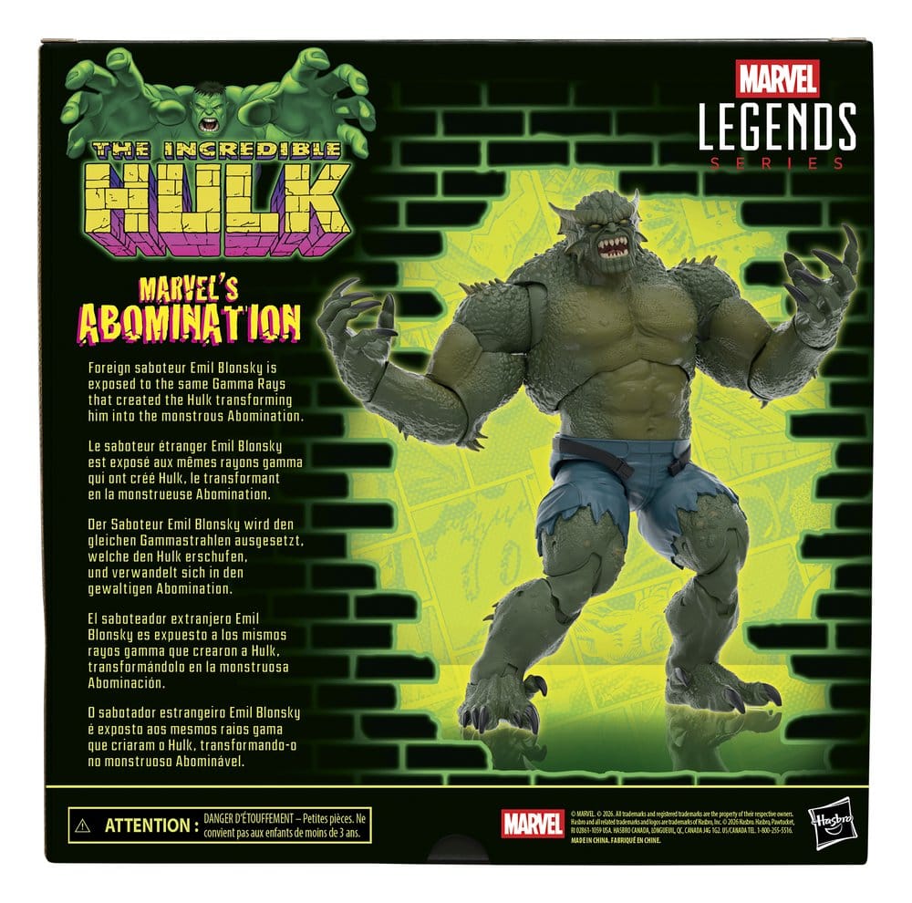 The Incredible Hulk Marvel Legends Figura Marvel's Abomination 15 cm