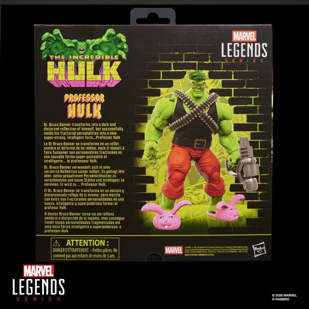 The Incredible Hulk Marvel Legends Figura Professor Hulk 15 cm