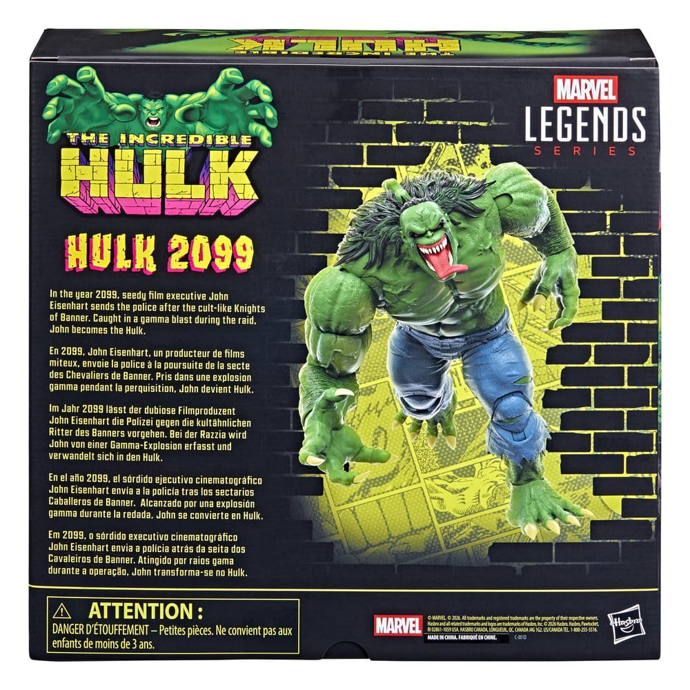 The Incredible Hulk Marvel Legends Figura Hulk 2099 15 cm