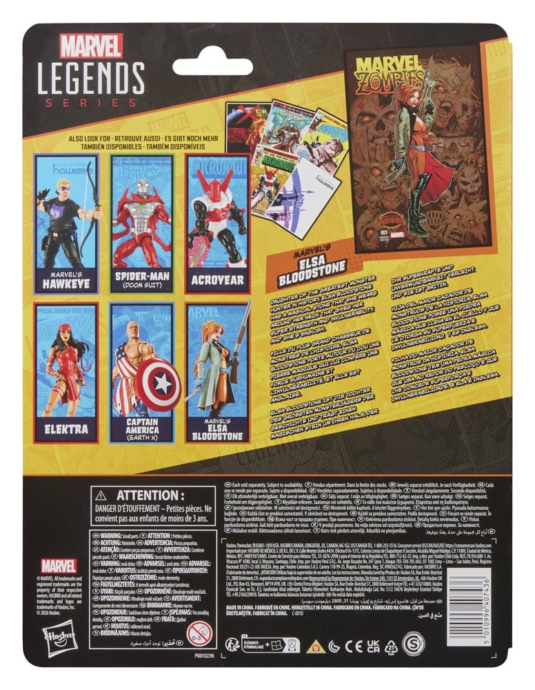Marvel Zombies Marvel Legends Figura Marvel's Elsa Bloodstone 15 cm