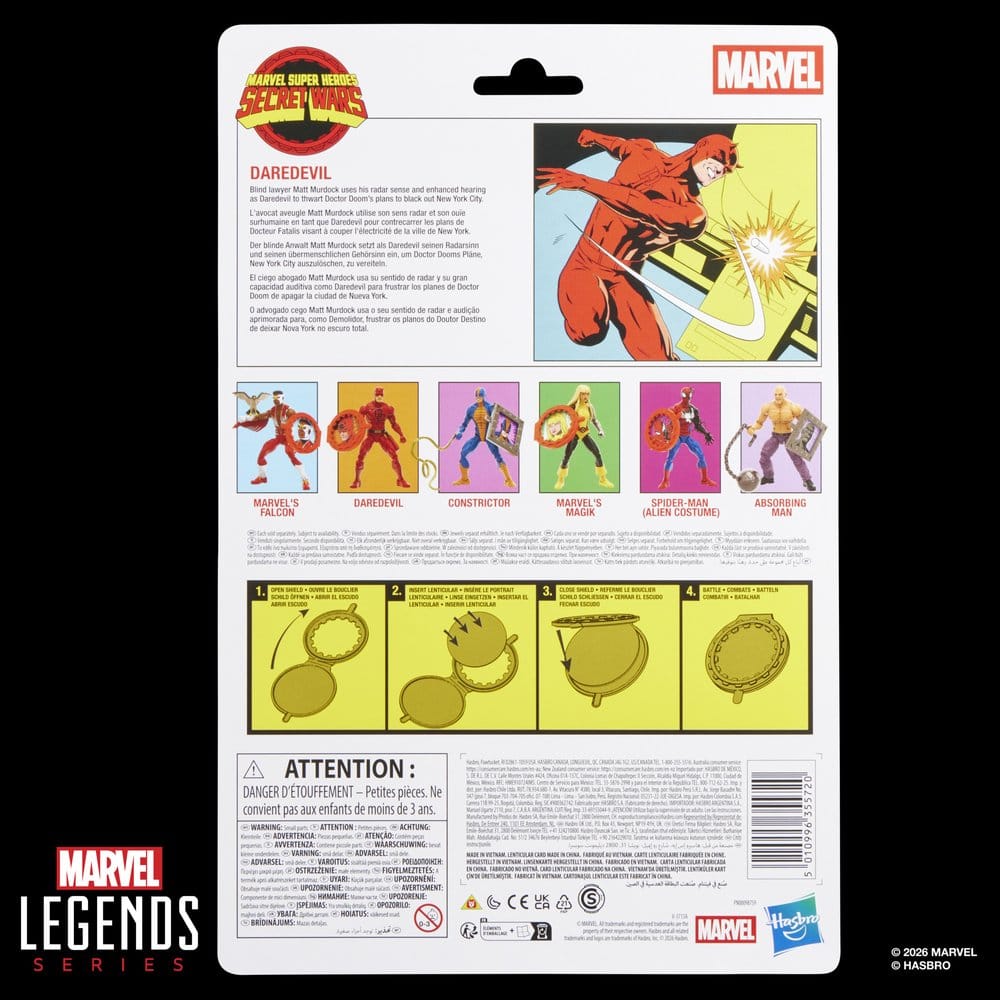 Secret Wars Marvel Legends Figura Daredevil 15 cm