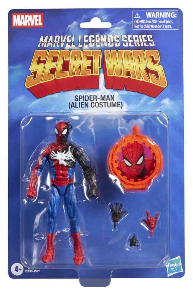 Secret Wars Marvel Legends Figura Spider-Man (Alien Costume) 15 cm