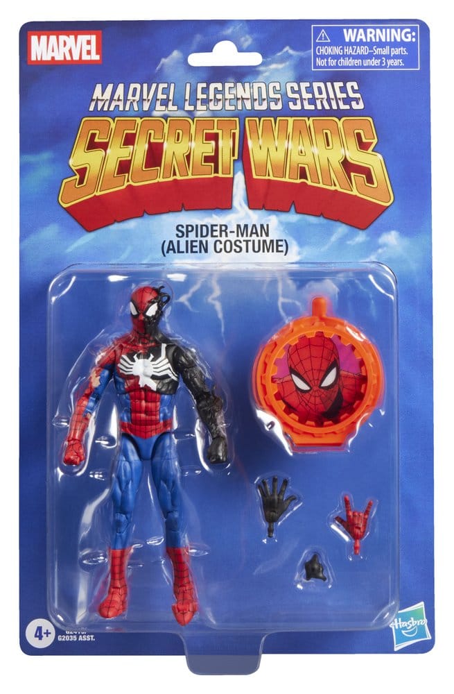 Secret Wars Marvel Legends Figura Spider-Man (Alien Costume) 15 cm