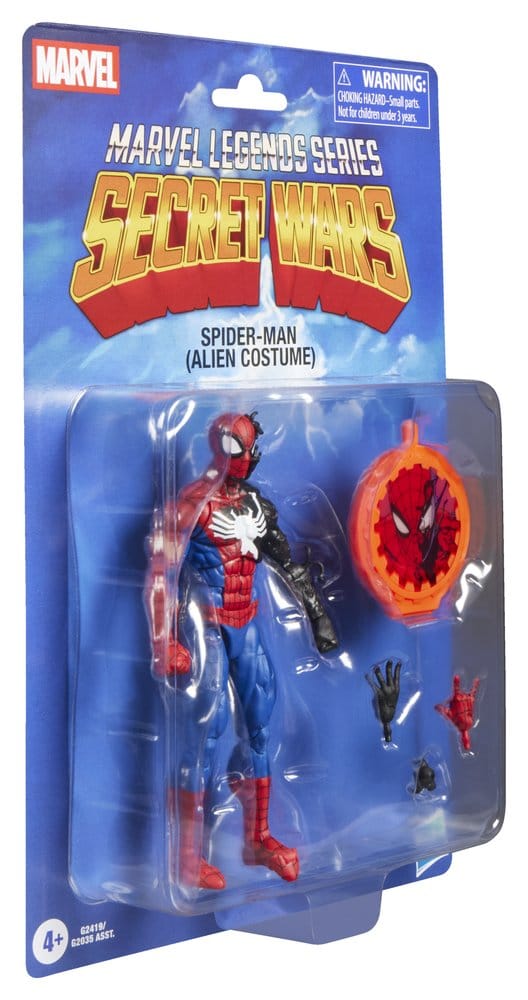 Secret Wars Marvel Legends Figura Spider-Man (Alien Costume) 15 cm