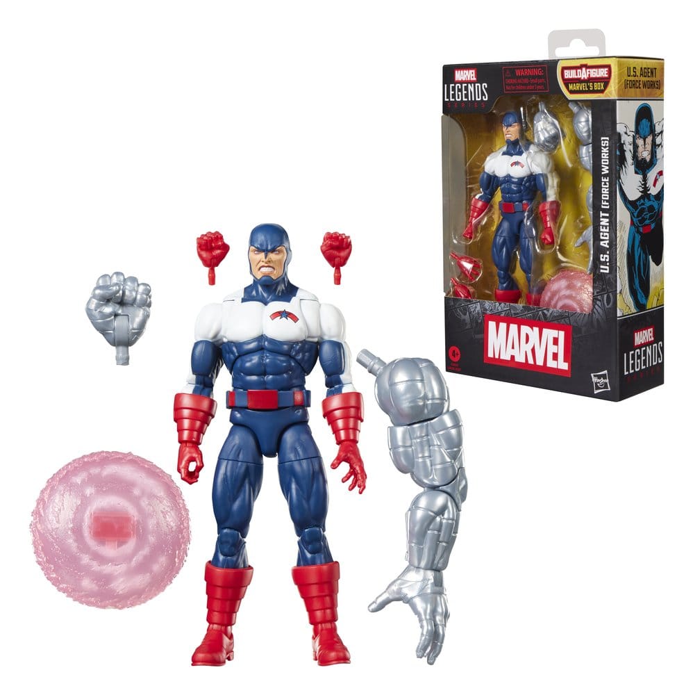 Marvel Legends Figura U.S. Agent (Force Works) (BAF: Marvel's Box) 15 cm